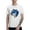 White, variant on Blue Tiger Men's T-Shirt Cotton 100% Summer Tops Fashion Casual Blue Tiger Short Sleeves for Men Women Round Collar Top Tees