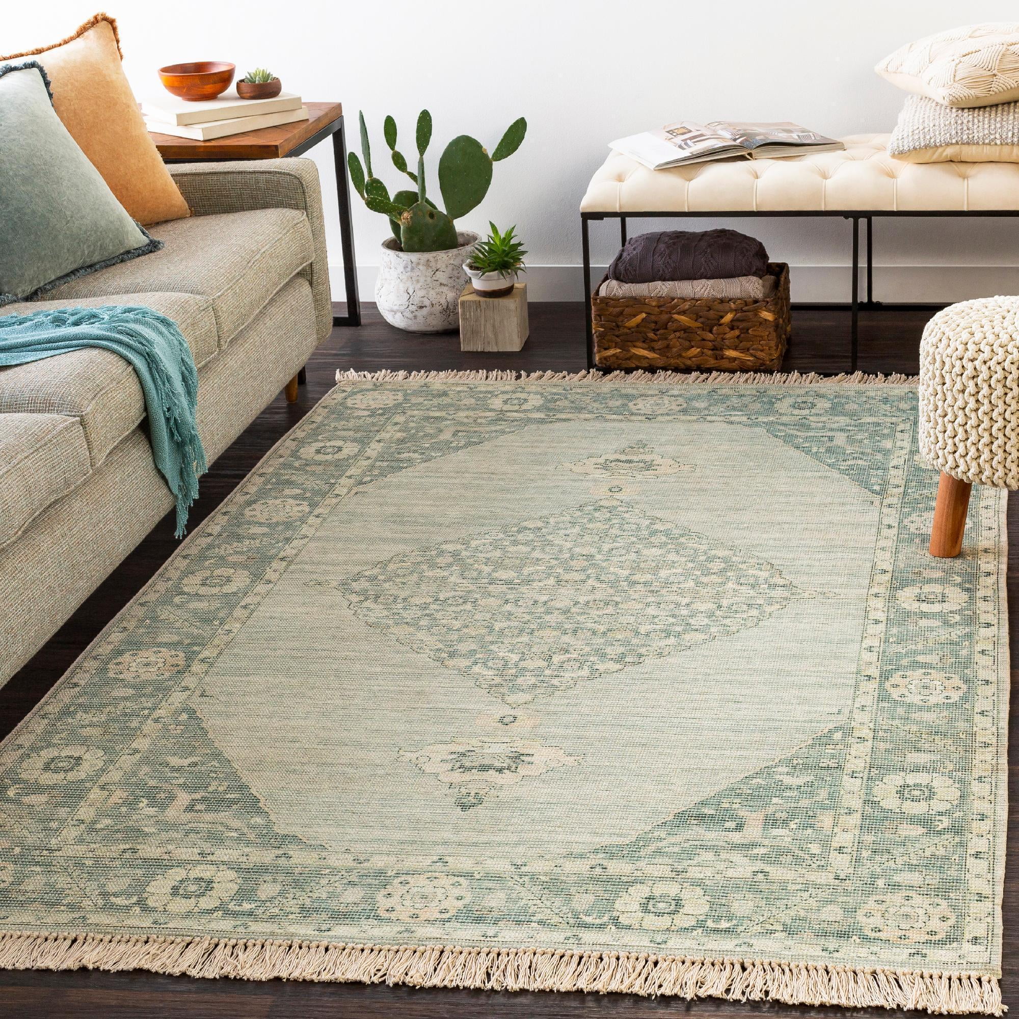 Mark&Day Area Rugs, 2x4 Witten Bohemian / Global Sage Area Rug (2'3" x