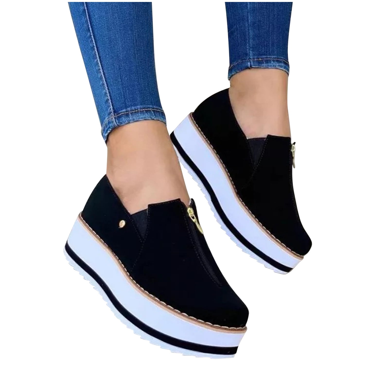 Fesfesfes Slandals pour les Femmes d Ete Dames Femmes Plat Epais Semelle Chaussures Sandales de Plage Decontractees Walmart
