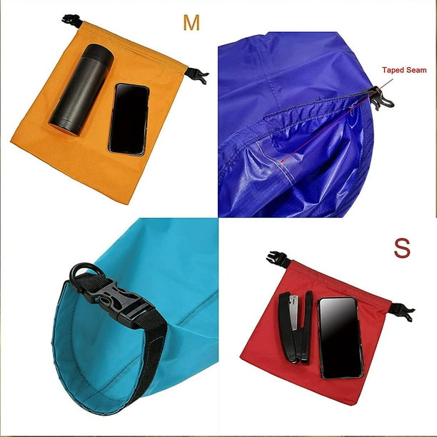 6 Pack Waterproof Dry Bag Portable Large Capacity Combination Bag