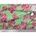 thumbnail image 2 of Soimoi Cotton Jersey Fabric Dot & Floral Artistic Print Fabric by The Yard 58 Inch Wide, 2 of 3