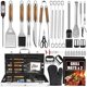 thumbnail image 1 of Set de accesorios para parrilla BBQ de acero inoxidable de 38 piezas Cifaisi, 1 of 9