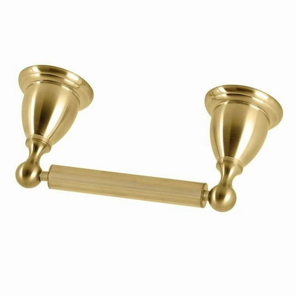 Kingston Brass BA1758BB 2.44 in. Heritage Toilet Paper Holder, Brushed Brass