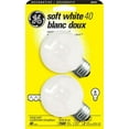 thumbnail image 1 of GE Soft White 40W G16.5 2pk, 1 of 1