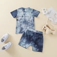 thumbnail image 4 of Boy Baby Clothes Children Kids Boys Summer Cotton Round Neck Printed Sleeveless Beach 0 6 12 18 24 Months 2T 3T Toddler Outfits Set Boys' Clothing Sets 2-Piece, 4 of 7