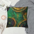 thumbnail image 2 of PHYHOO Throw Pillow Covers Abstract Golden Mandala Flowers Pattern Square Pillowcases for Home Decor Sofa Car Bedroom Vintage Background Floral Painting Pillow Cases, 2 of 5