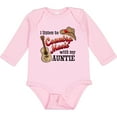 thumbnail image 3 of Inktastic I Listen to Country Music with my Auntie Guitar and Hat Boys or Girls Long Sleeve Baby Bodysuit, 3 of 5