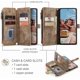thumbnail image 3 of Compatible con la funda Billetera Samsung Galaxy S25,con Soporte para Tarjeta, Bolsillo Magnético con Cremallera, Correa de Cordón, Billetera de Cuero con Tapa para Samsung Galaxy S25 5G 6.2 Pulgadas, 3 of 7