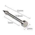 thumbnail image 2 of Pistola de perforación de acero inoxidable desechable para clavos nasales, herramienta para perforar la nariz, joyería, anillo para la nariz, 2 of 3