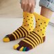 thumbnail image 4 of Calcetines con punta absorbente de algodón para hombre, calcetines deportivos con punta de algodón, 5 pares, 4 of 5