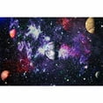 thumbnail image 3 of Idea4wall 6pcs Planets of Solar System Peel and Stick Wallpaper Removable Wall Murals Large Wall Stickers for Home Decoration, 100"x24", 3 of 4