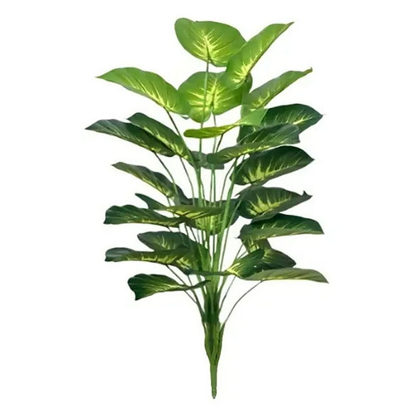 1pcs Lifelike Artificial Palm Plants with Large Green Leaves - Realistic Indoor/Outdoor Decor for Weddings, Hotels, Gardens, and Seasonal Events
