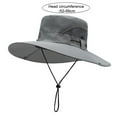 thumbnail image 6 of Wide Brim Bucket Hat for Men Women UPF 50+ UV Protection Sun Hat Summer Outdoor Beach Hat for Gardening Golf Fishing, 6 of 8