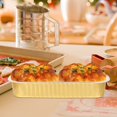 thumbnail image 4 of Caja de lata de papel de aluminio desechable, caja de embalaje de papel de aluminio Rectangular con tapa, para cocinar y hornear comida, 10 Uds., 4 of 5
