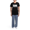 thumbnail image 4 of CafePress - Bride Pajamas - Women's Short Sleeve Print T-Shirt and Pants Dark Cotton Pajama Set, 4 of 7