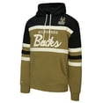 thumbnail image 2 of Men's Mitchell & Ness Olive Milwaukee Bucks Double Clutch Head Coach Hoodie, 2 of 5