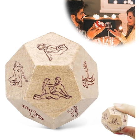 Dice for Her Him Couples Gift Ideas Food Decision Dice Games Christmas Birthday Valentines Day Gifts for Boyfriend Girlfriend Men Women Gifts for Wife Husband