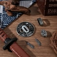 thumbnail image 4 of Samurai Tsuba Set Samurai Handguard Japanese Swords Accessories for Restoration Projects Cosplay Props, 4 of 9