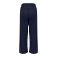 thumbnail image 4 of Womens Sweatpants with Pockets Elastic High Waist Drawstring Relaxed Fit Casual Straight Leg Sweat Pants Trousers, 4 of 6