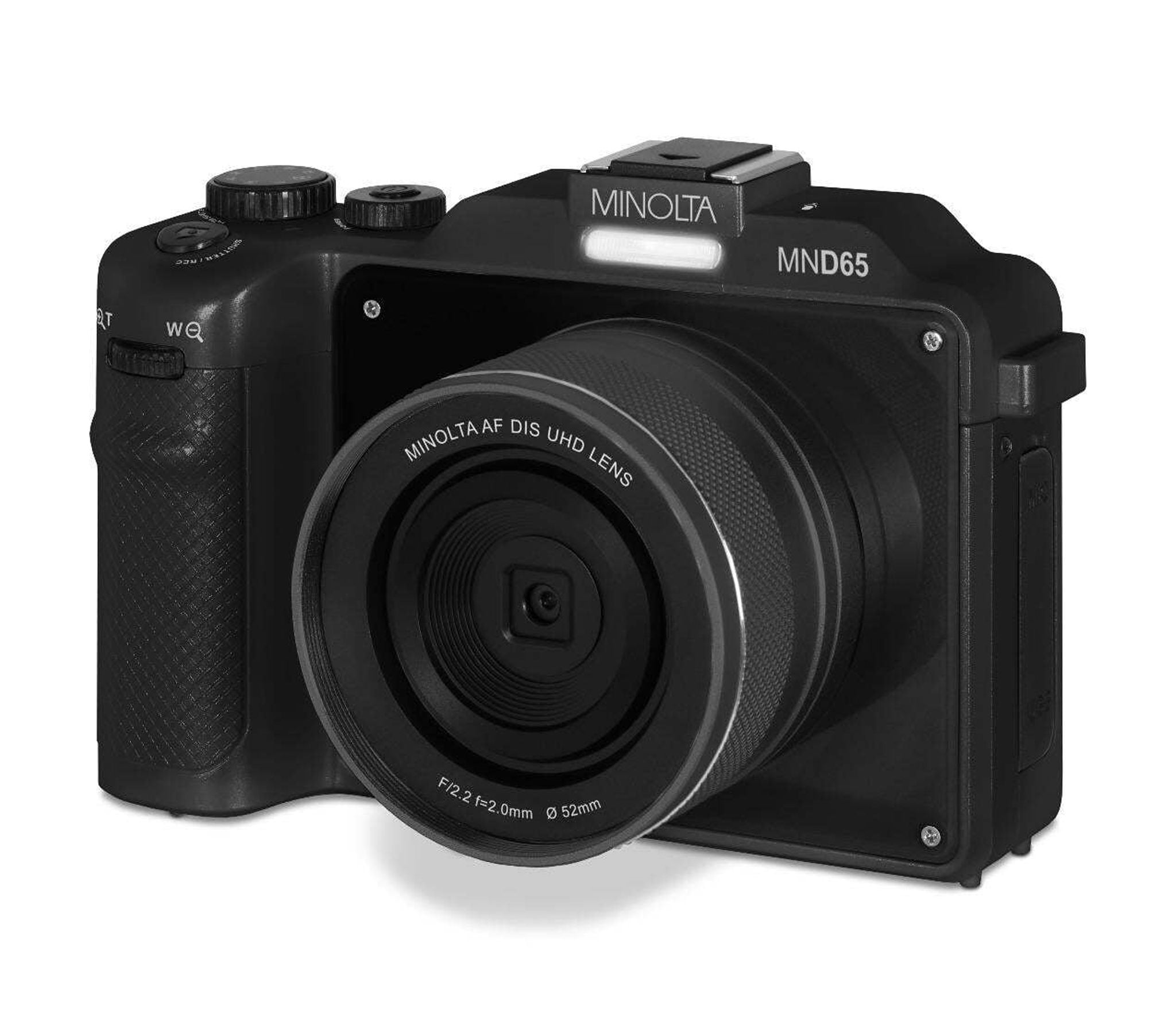 Konica Minolta MND65-GY Autofocus 18x 59 MP Digital Camera, Gray And Black