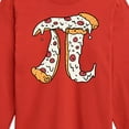 thumbnail image 3 of Instant Message - Pizza Pi - Toddler And Youth Long Sleeve Graphic T-Shirt, 3 of 6