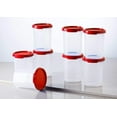 thumbnail image 1 of Tupperware MM Round Container Set, 440ml Set of 4, 1 of 1
