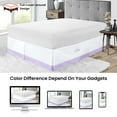 thumbnail image 4 of SGI Bedding 21 Inch Dual Tone Bed Skirt | Microfiber Bed Skirt | Fade Resistant, Wrinkle Free, Anti-static, Decorative, Extra Storage Space, Clutter-Free | Olympic Queen, Lilac, 4 of 8
