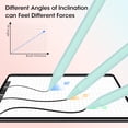 thumbnail image 3 of Magnetic Stylus Pen for iPad, Featuring Palm Rejection, Tilt Sensitivity, and Fast Charging | Precision Pen for Writing and Drawing | Works with iPad Pro/Air/Mini (2018-2024 Models), Green, 3 of 7
