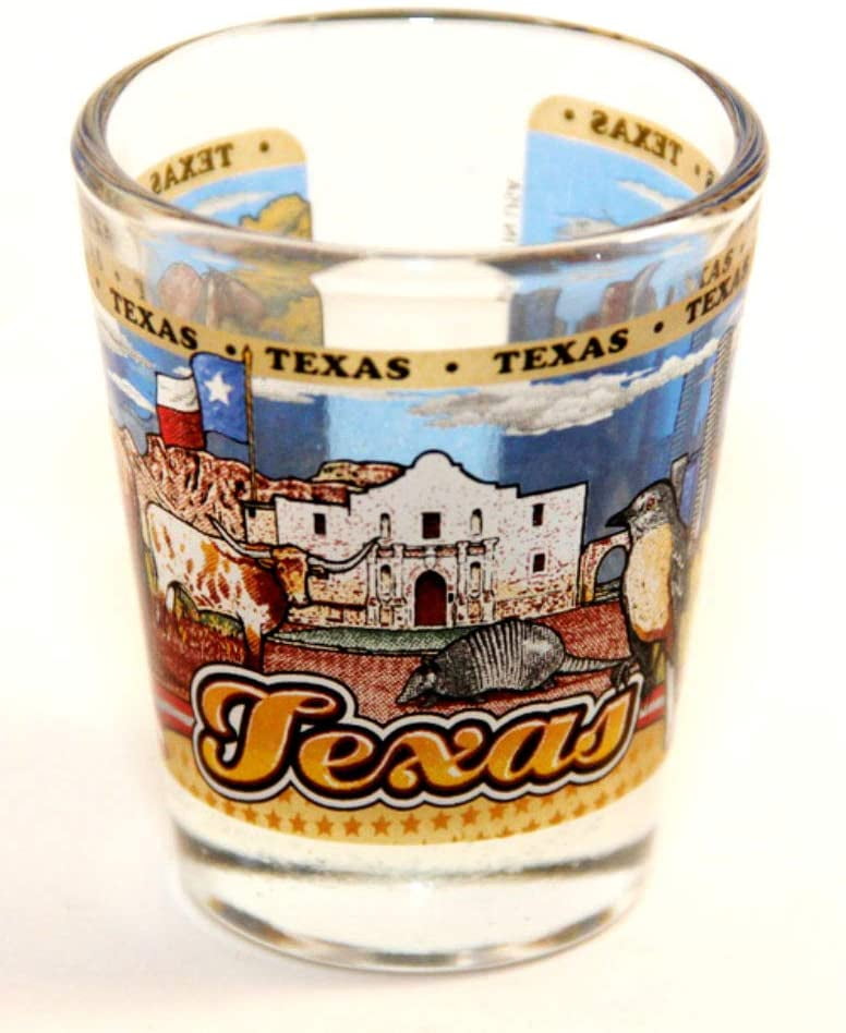 Texas State Wraparound Shot Glass