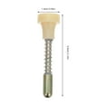 thumbnail image 4 of Miangastore Loquets de Ventouse en Fer Beige pour Solutions de Rangement Lot de 10, 4 of 8