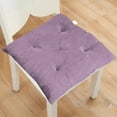 thumbnail image 2 of geerera Square Seat Cushion, Chair Pad with Ties - 16x16 Inch Thick Soft Padding, Non-Slip Bottom for Dining Chairs, Office, Kitchen Use, 2 of 5