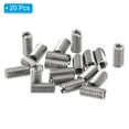thumbnail image 3 of Unique Bargains Adaptateurs de Filetage Manchon Écrou Réducteur 20 Pcs M5x0.8 Mâle à M3x0.5 Femelle Écrou de Réparation 10mm, 3 of 7