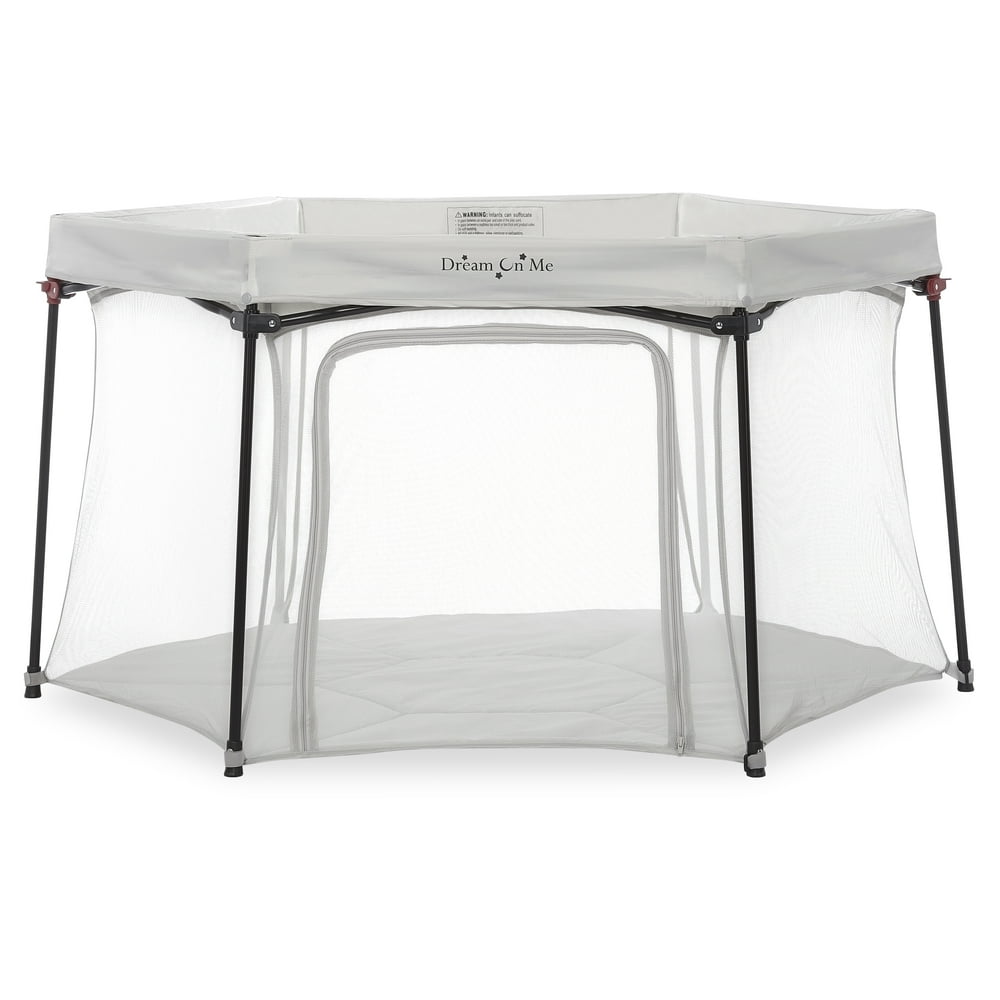 Dream On Me Onyx Playpen, Gray
