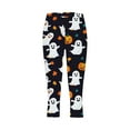 thumbnail image 5 of Tnhcen Women's 2025 Halloween Yoga Pants High Waisted Stretch Leggings with Spooky Ghost & Pumpkin Prints – Fall Activewear for Women Sizes S-3XL, 5 of 5