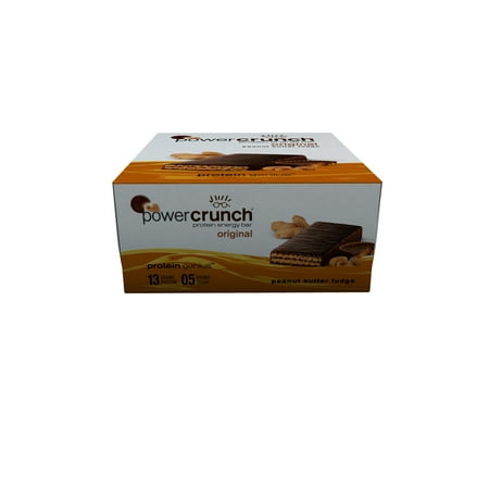 Power Crunch Protein Energy Bar, Peanut Butter Fudge, 13g Protein, 12 (Best Crunchy Chocolate Chip Cookies)