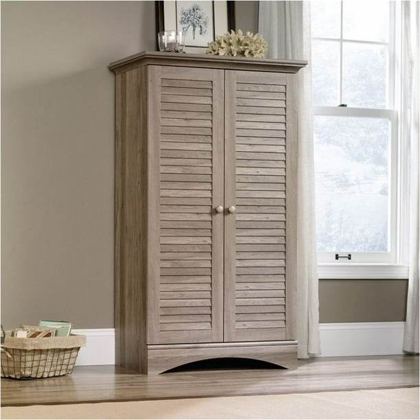 Pemberly Row Contemporary Storage with Doors and 4 Adjustable