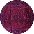 thumbnail image 1 of Ahgly Company Indoor Round Persian Pink Traditional Area Rugs, 7' Round, 1 of 4