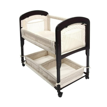 Arm's Reach Cambria Co-Sleeper Wood Clearvue Bassinet