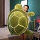 thumbnail image 4 of 80cm Giant Green Tortoise Plush Toy Kawaii Animal Dolls Stuffed Soft Animal Sea Turtle Pillow Birthday Gifts For Children Girl, 4 of 5