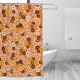 thumbnail image 4 of Sigee Hippie Ditsy Floral for Waterproof Fabric Shower Curtain 72" W x 72" H for Bathroom Shower Curtain, 4 of 5