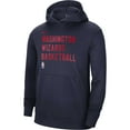 thumbnail image 2 of Unisex Nike Navy Washington Wizards 2023/24 Performance Spotlight On-Court Practice Pullover Hoodie, 2 of 3