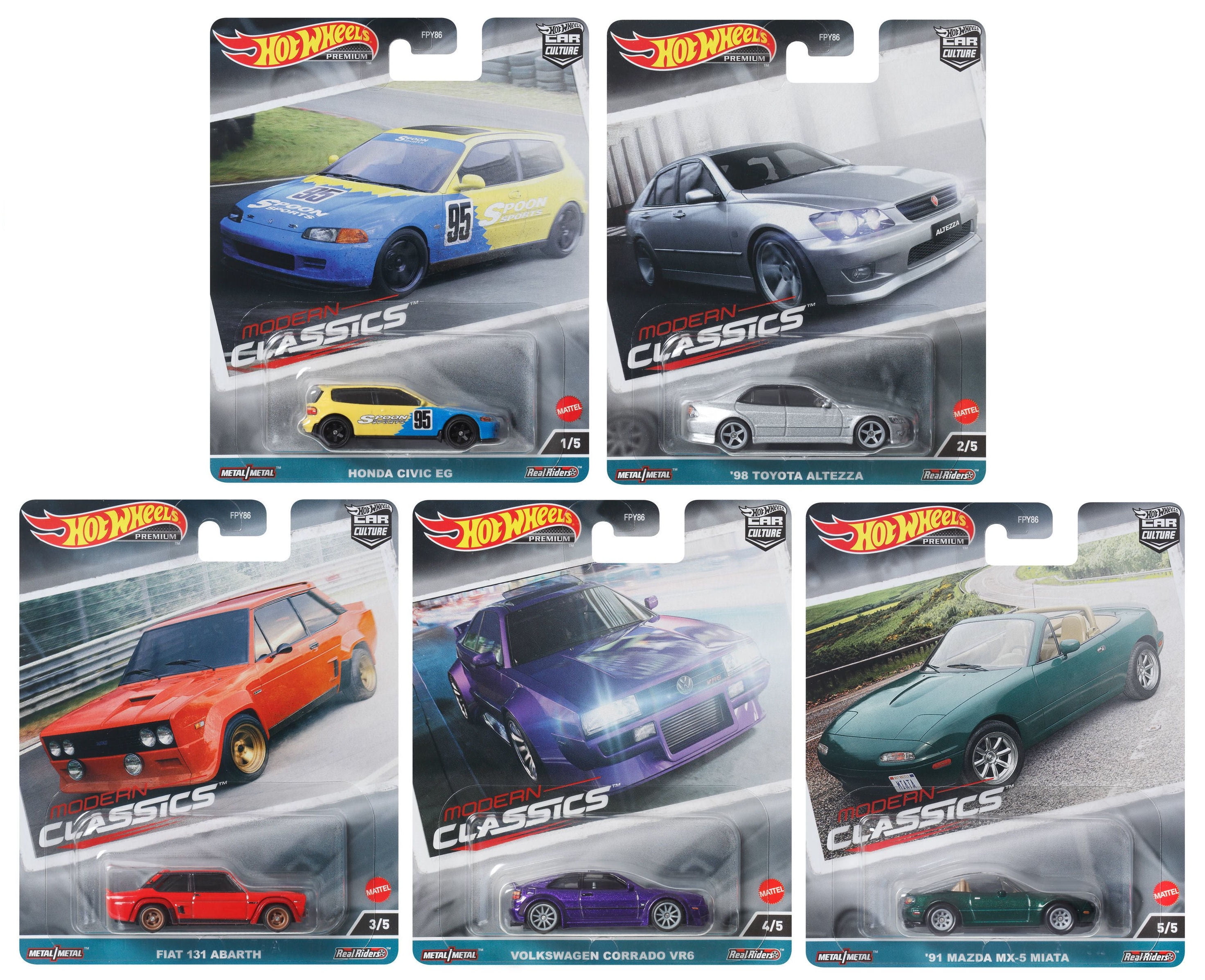 Hot Wheels Premium Car Culture 2024 JH4 Japan Historics 961B Set