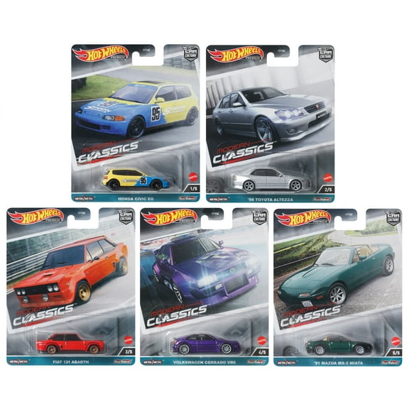 Hot Wheels Premium Car Culture 2023 Modern Classics Play Vehicle, 14 Yrs, 5 Count