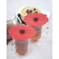 thumbnail image 2 of Charles Viancin - Juego De 2 Fundas Para Bebidas De Amapola, 2 of 5