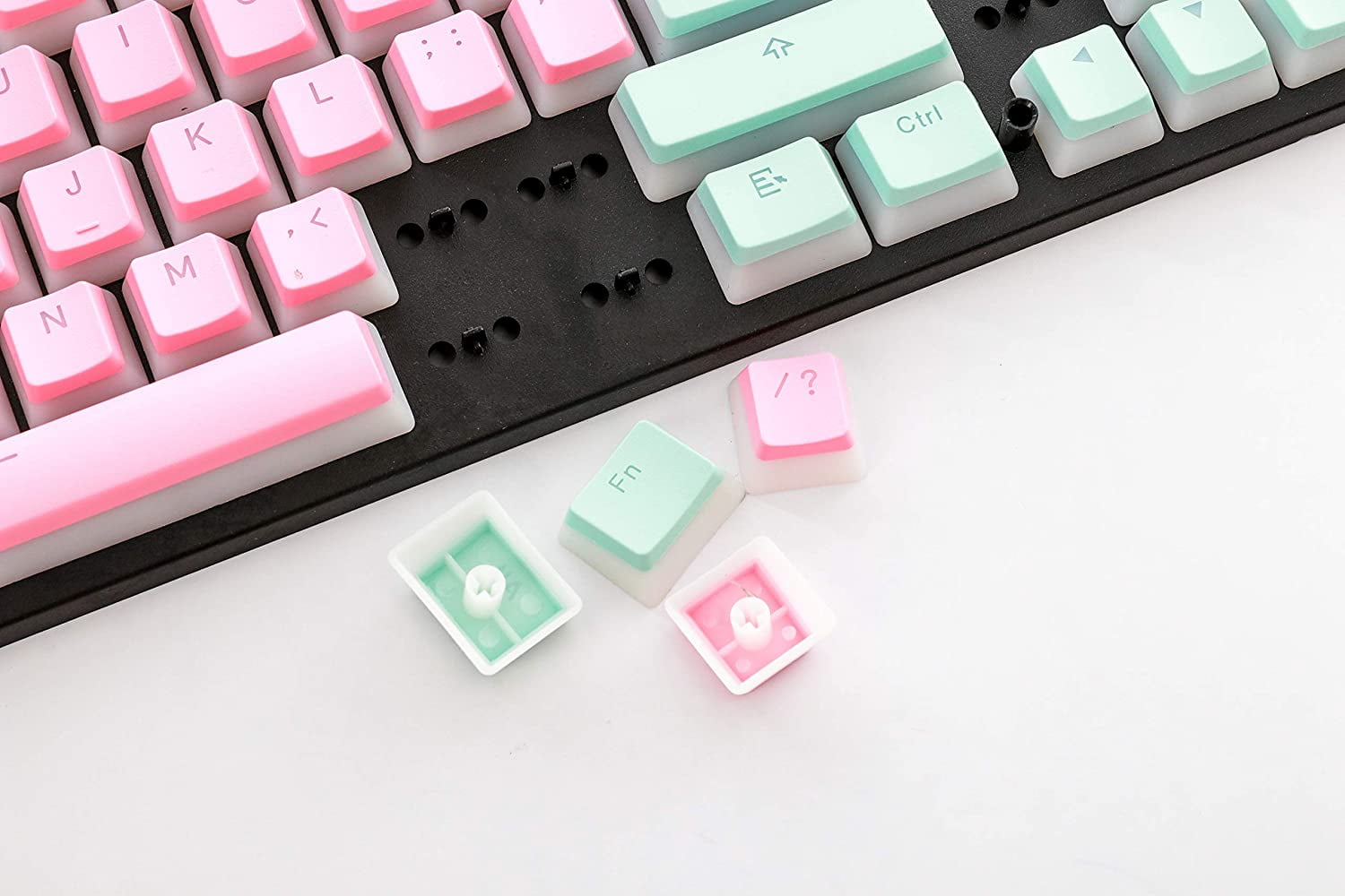 Double Shot PBT Pudding Keycaps Keyset 
