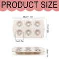 thumbnail image 3 of under $10 silicone bundt cake pan, Silica Gel non stick muffin mold, 6-Cavity Bundtlette Pan, Metal Reinforced Silicone Fluted Cake Mold, Non-Stick for Muffins, Jello, Easy Clean, silicone mold, 3 of 9