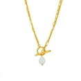 thumbnail image 1 of Zhuge Colgante de collar hecho a mano, collar colgante de perlas multicapa (oro), 1 of 5