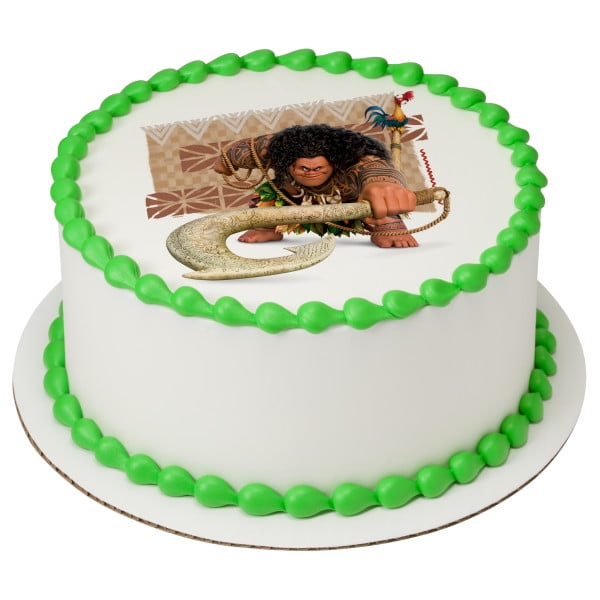 Maui From Moana Image Cake Edible Frosting Sheet Topper Walmart Com Walmart Com