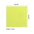 thumbnail image 2 of Uxcell Origami Paper Double Sided Sheet for Art Craft Project Beginner 50 Sheets Green Yellow 6x6 inch, 2 of 5