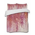 thumbnail image 2 of Red Botanical Queen Size Down Alternative Comforter,Lightweight Comforter Quilt Bedding Set with Pillow Shams Watercolor Spring Floral Oil Painting Elegant Bed Comforter Duvet Insert 90"x96", 2 of 7
